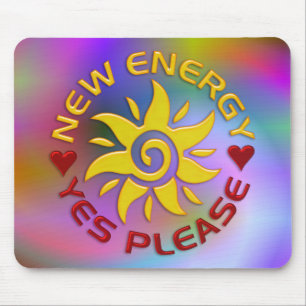 Mousepad NOVO SUN ENERGÉTICO   colorido claro