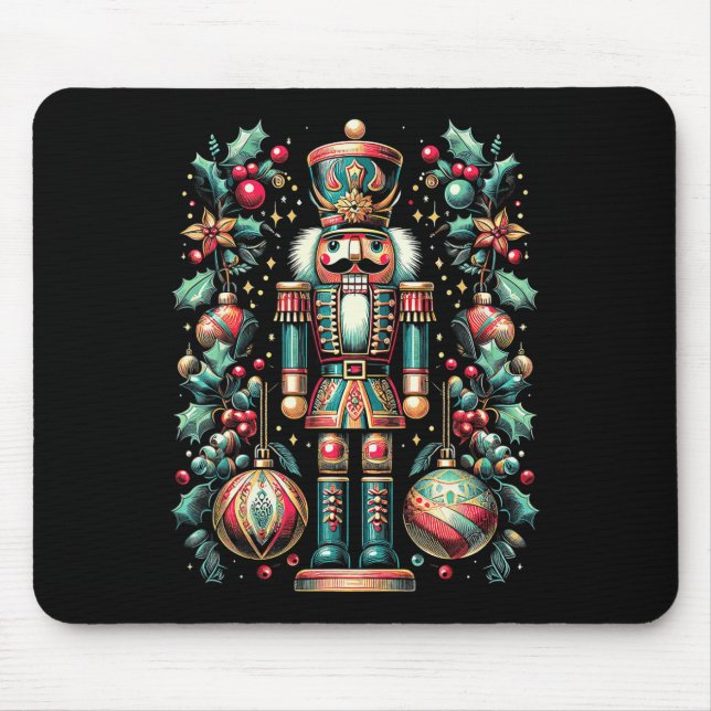 Mousepad Nozes de Natal Feliz Natal Manhã de Natal (Frente)