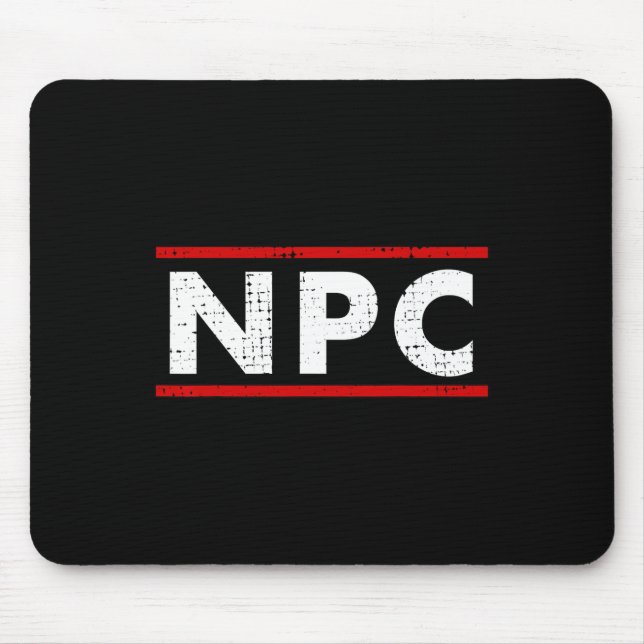 Mousepad Npc Meme - Non Player Character 1  (Frente)