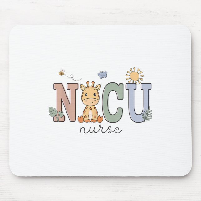 Mousepad Nu Enfermeira Giraffe Nu (Frente)