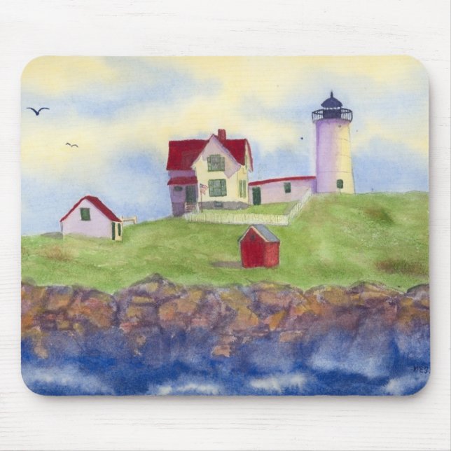 Mousepad Nubble Light House York Maine Pad (Frente)