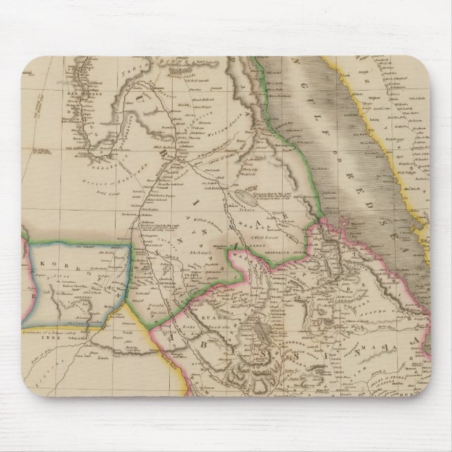 Mousepad Nubia, Abyssinia, África (Frente)
