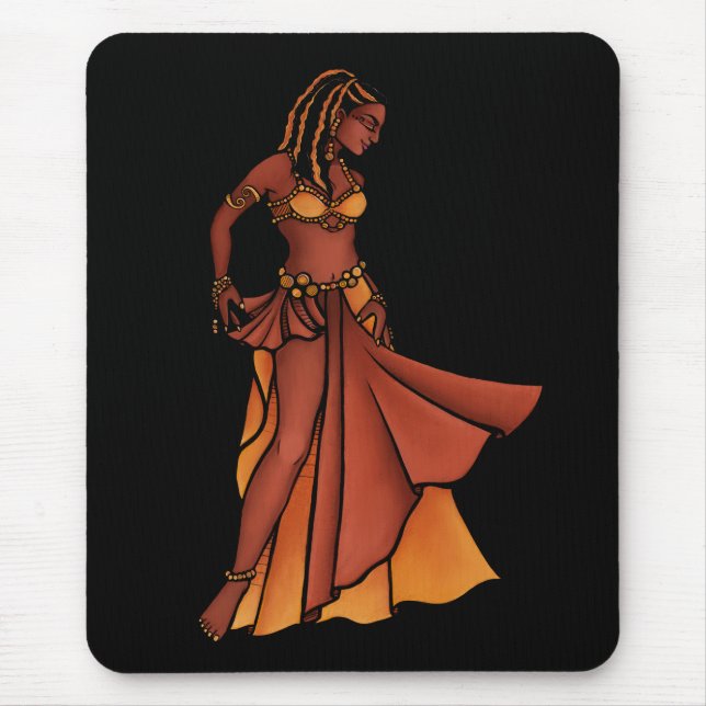 Mousepad Nubian Belly Dancer Goddese (Frente)