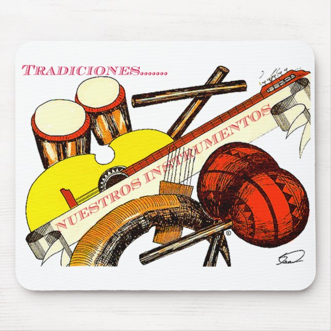 Mousepad Nuestros Instrumentos (Frente)