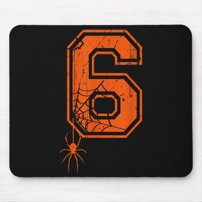 Mousepad Number 6 67 Meme Halloween Sder Costume Matching G (Frente)