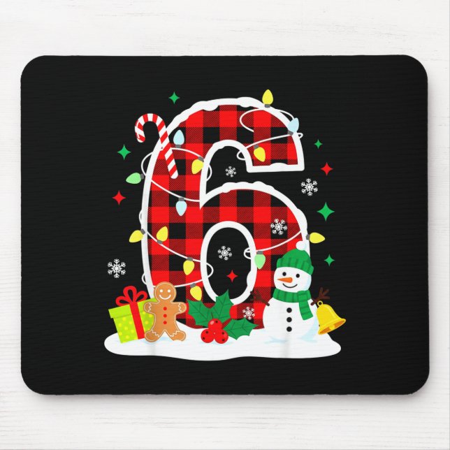 Mousepad Number 6 Funny 67 Six Seven Meme Matching Couple C (Frente)