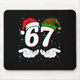 Mousepad Número 67 Correspondente Seis Sete 6 7 Meme 6-7 Na