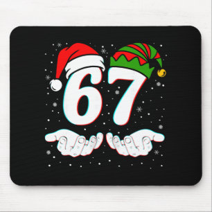 Mousepad Número 67 Correspondente Seis Sete 6 7 Meme 6-7 Na
