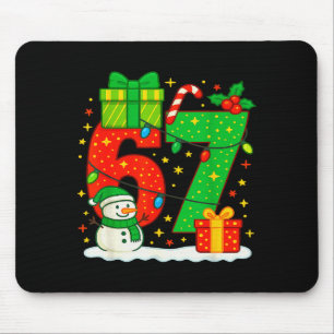 Mousepad Número 67 Meme Casal de Natal Correspondente 67 Se