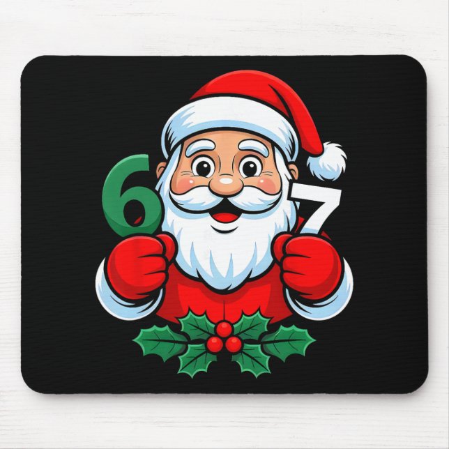 Mousepad Número 67 Meme Seis Sete Para Homens Mulheres Cria (Frente)