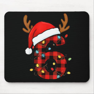 Mousepad Número 6 Correspondente ao Meme 67 Roupa de Natal