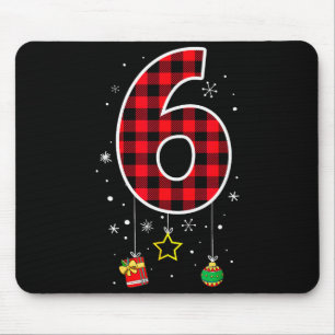 Mousepad Número 6 Dito Meme Engraçado 6 7 Seis Sete Natal