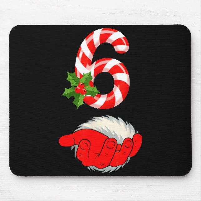 Mousepad Número 6 Divertido 67 Seis Sete Meme Casal Combina (Frente)