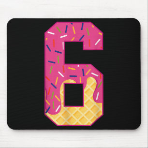 Mousepad Número 6 Sorvete Gotejamento 67 Casal Meme Hallowe