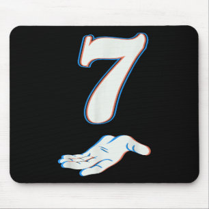 Mousepad Número 7 Correspondente 67 Seis Sete Meme Casal Ha