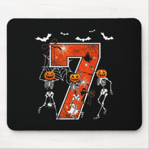 Mousepad Número 7 Seis Sete Meme 6 7 Halloween Esqueleto Da