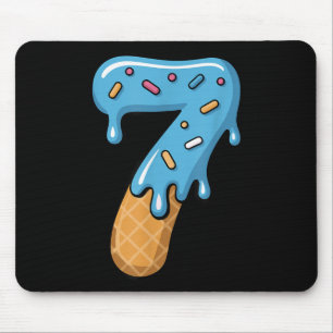 Mousepad Número 7 Sorvete Gota 67 Meme Casal Combinando Ha