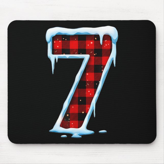 Mousepad Número 7 Traje de Natal do Meme Correspondente 67  (Frente)