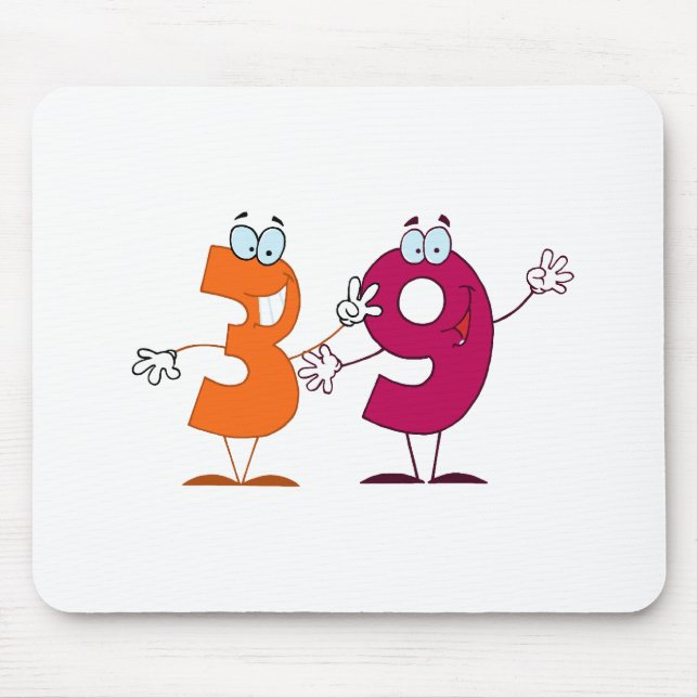 Mousepad Número Feliz 39 (Frente)