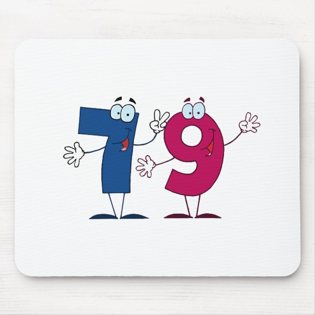 Mousepad Número Feliz 79 (Frente)