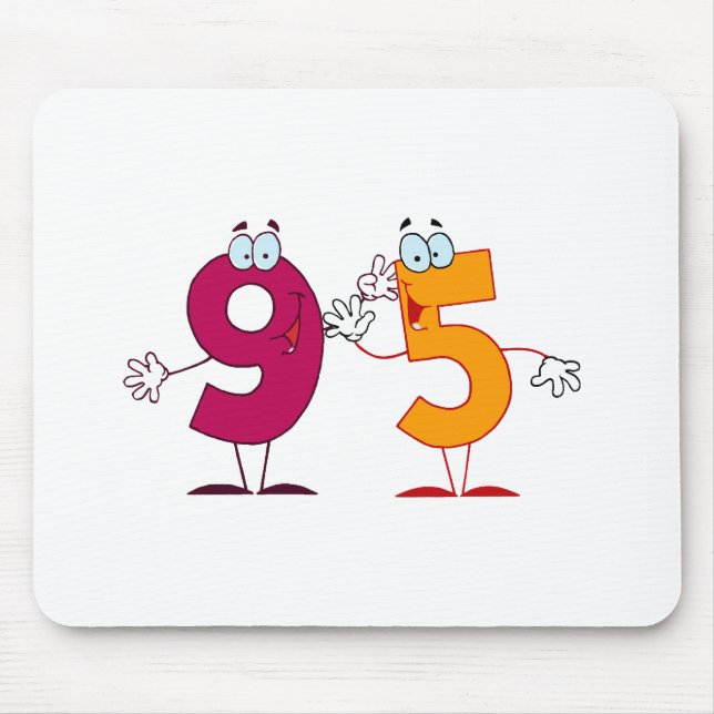 Mousepad Número Feliz 95 (Frente)
