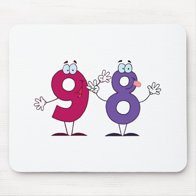 Mousepad Número Feliz 98 (Frente)