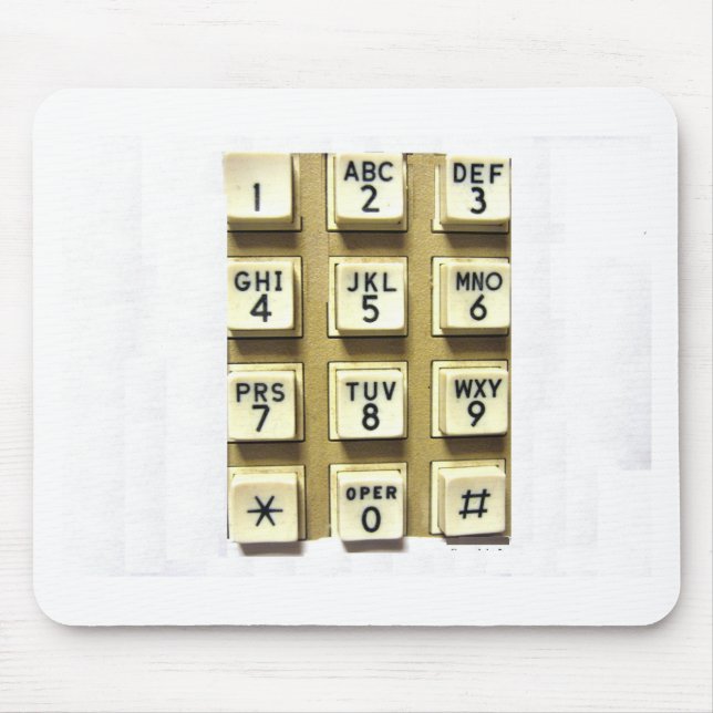 Mousepad Números de telefone (Frente)