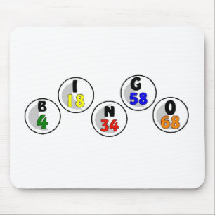Mousepad Números do Bingo