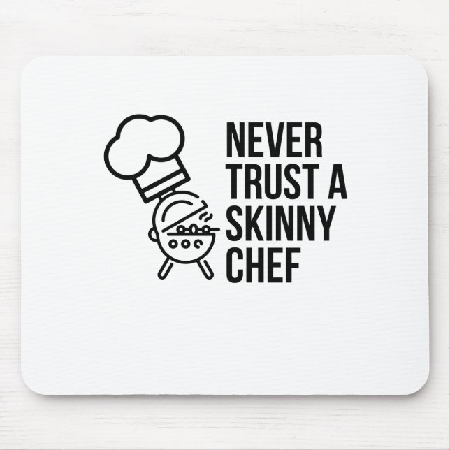 MOUSEPAD NUNCA CONFIE EM UM CHEFE SINNY (Frente)