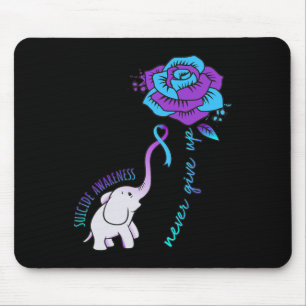 Mousepad Nunca Desista De Feliz Sensibilização Para O Suicí