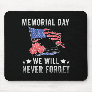 Mousepad Nunca Esqueceremos A Bandeira Dos Eua.