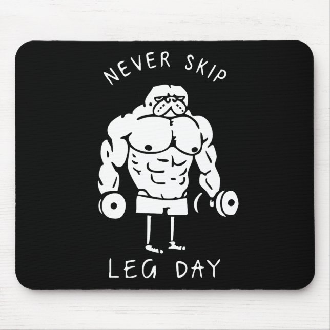Mousepad Nunca Ignorar Dia da Perna (Frente)