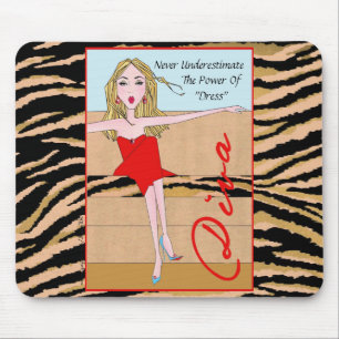 Mousepad "Nunca subestime o poder do vestido!"
