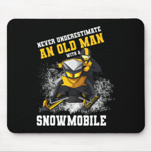 Mousepad Nunca Subestime Um Velho Com Um Movimento De Neve