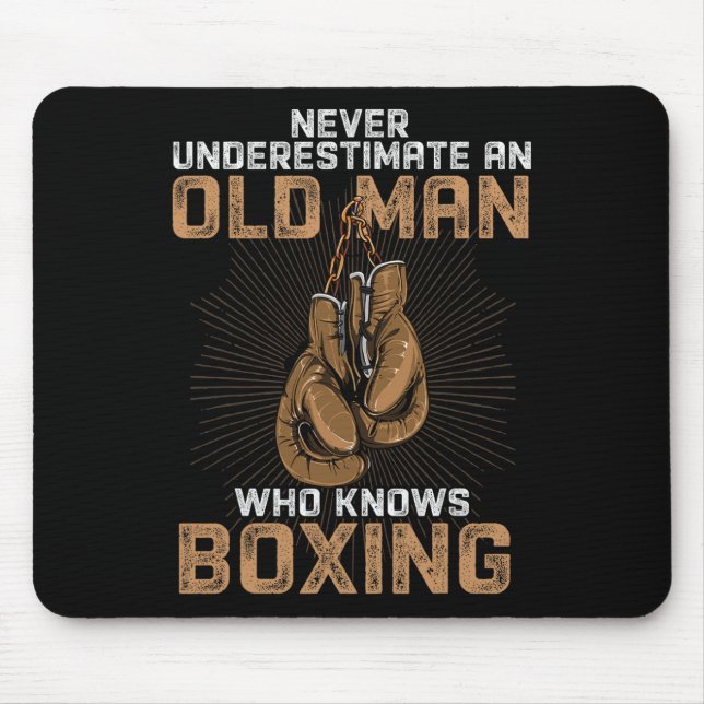 Mousepad Nunca Subestime Um Velho Que Sabe Se Divertir (Frente)