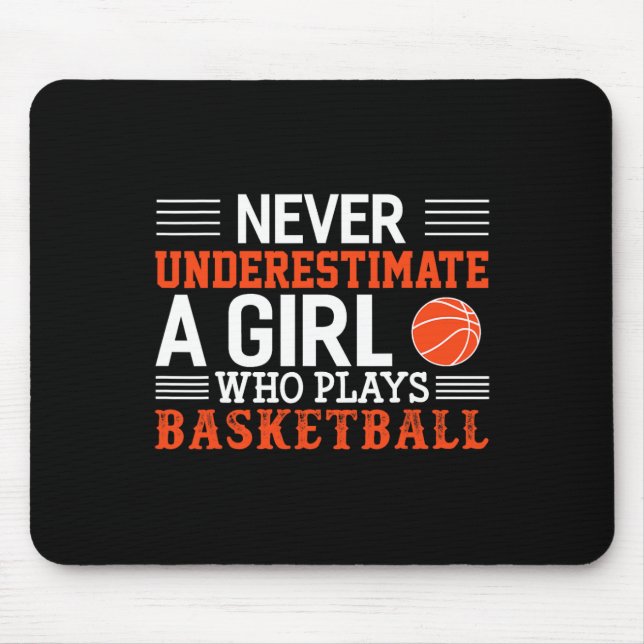 Mousepad Nunca Subestime Uma Menina Que Jogue Sketll (Frente)