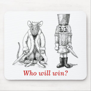 Mousepad Nutcracker contra o rei do rato - quem ganhará?