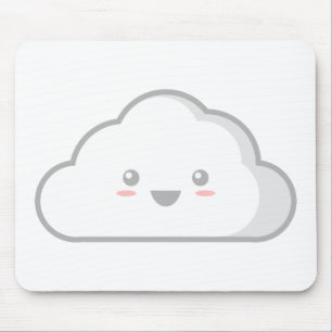 Mousepad Nuvem de Kawaii