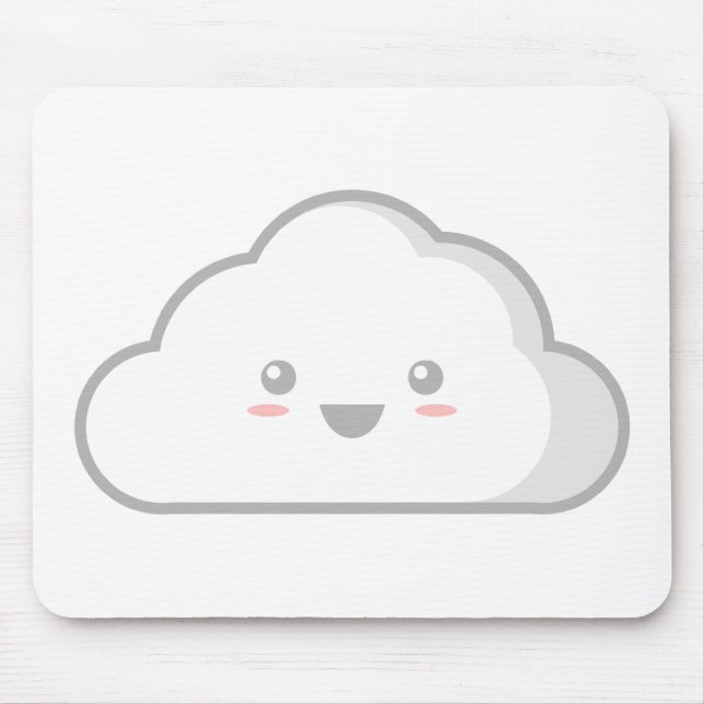 Mousepad Nuvem de Kawaii (Frente)