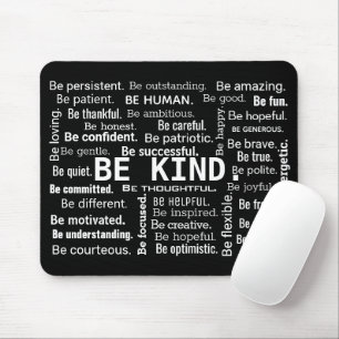 Mousepad Nuvem de Palavras Inspiradoras SEJA GENTIL