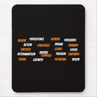 Mousepad Nuvem de Palavras Motivacionais Personalizada 