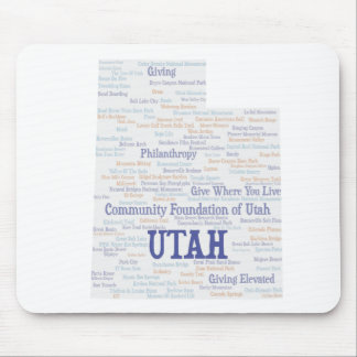 Mousepad Nuvem de Palavras Personalizada do UTAH