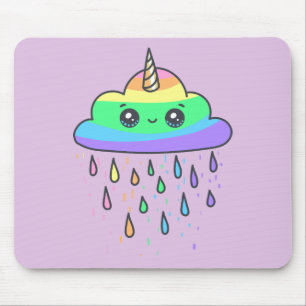 Mousepad Nuvem do Rainbow Unicorn