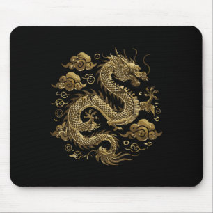 Mousepad Nuvens Asiáticas Dragão Vintage Chineses Japoneses