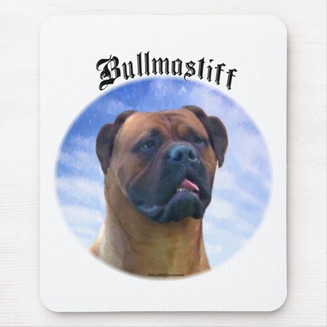 Mousepad Nuvens Bullmastiff (Frente)