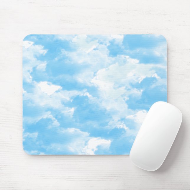 Mousepad Nuvens Céu Azul (Com mouse)
