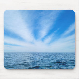 Mousepad Nuvens de Cirrus Sobre Água