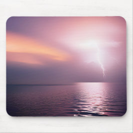 Mousepad Nuvens De Tempestade Rosa E Água