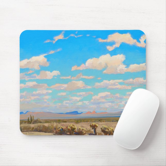 Mousepad Nuvens de uma tarde de verão por Maynard Dixon (Com mouse)