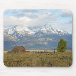 Mousepad Nuvens sobre as montanhas de Teton